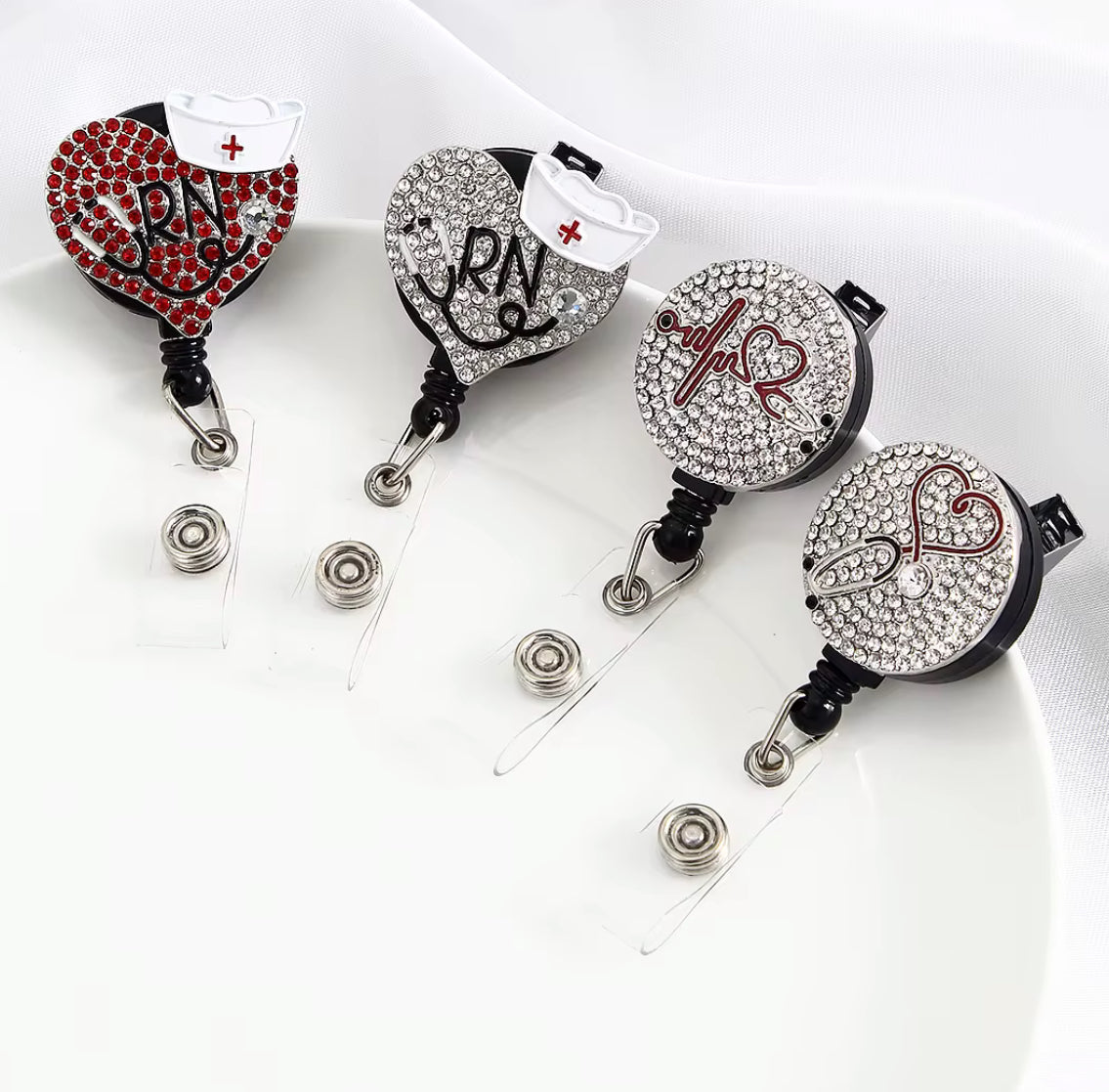Baddie Bling Badge Holder ID